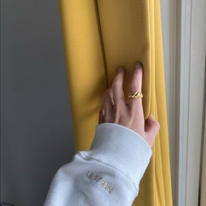 Mejuri Croissant Dome Ring - Size 6